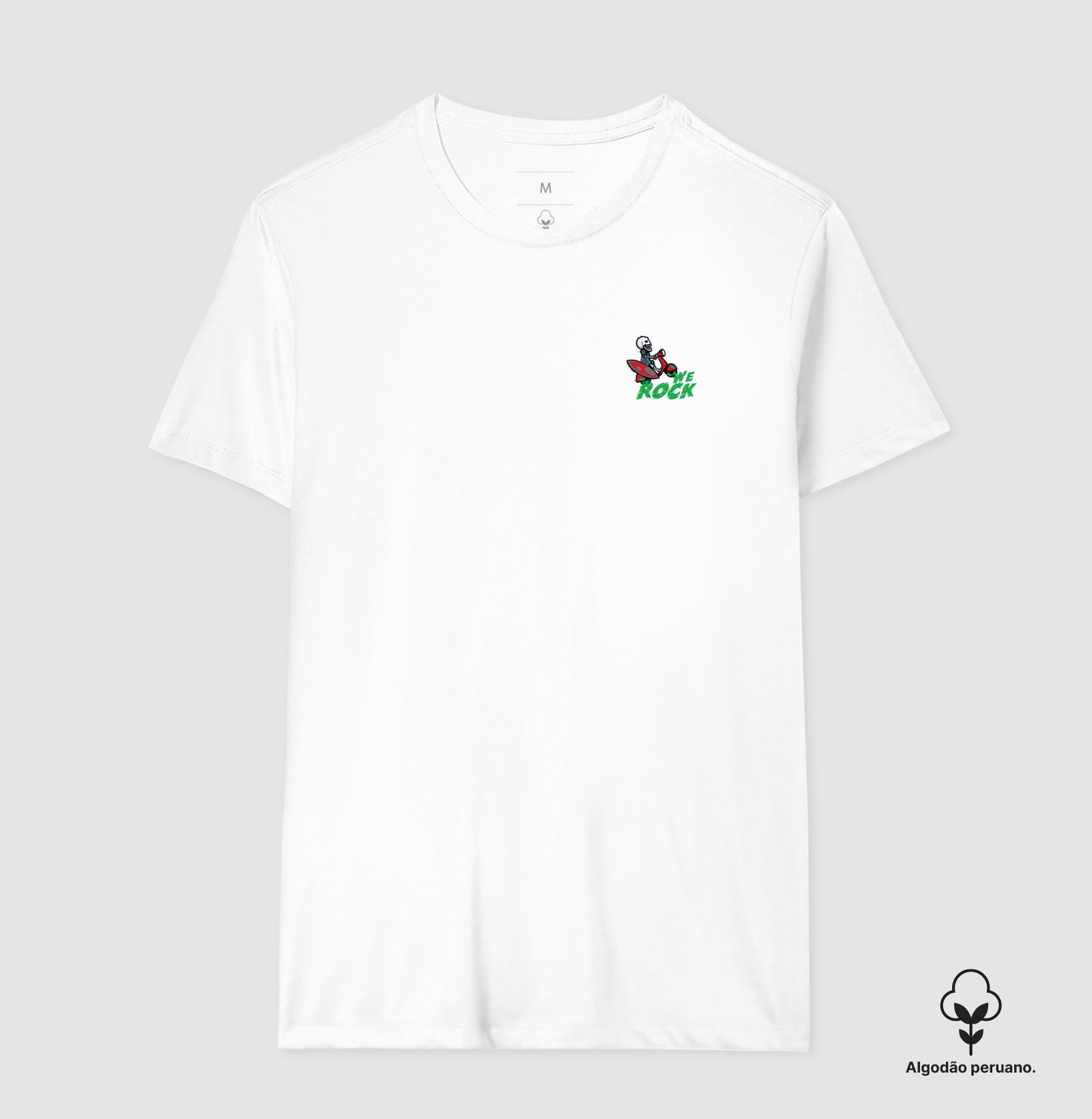 camiseta algodão peruano werock beach masculino