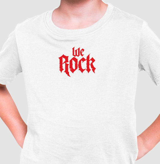 camiseta infantil werock rock