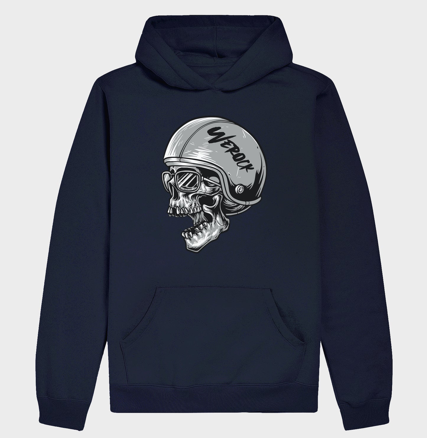 moletom werock motorcycle helmet skull