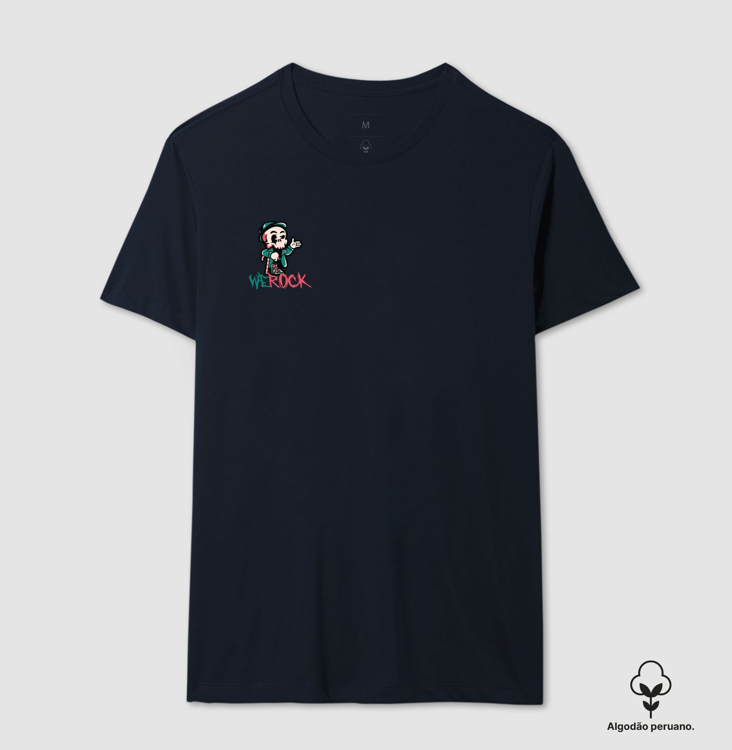 camiseta algodão peruano werock patrickdays masculina
