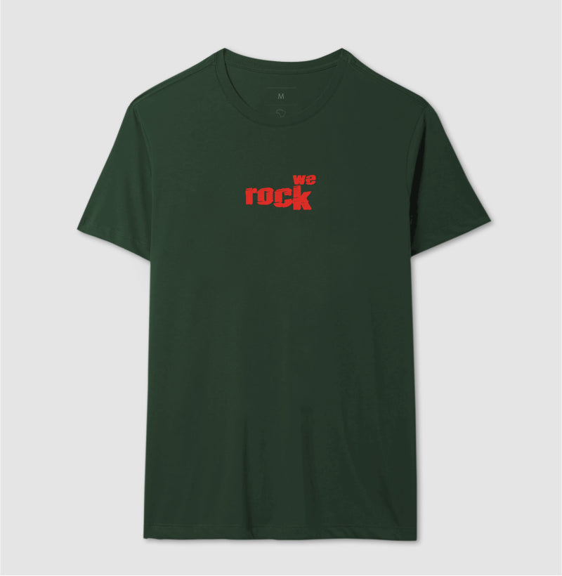 camiseta werock logo rock masculina