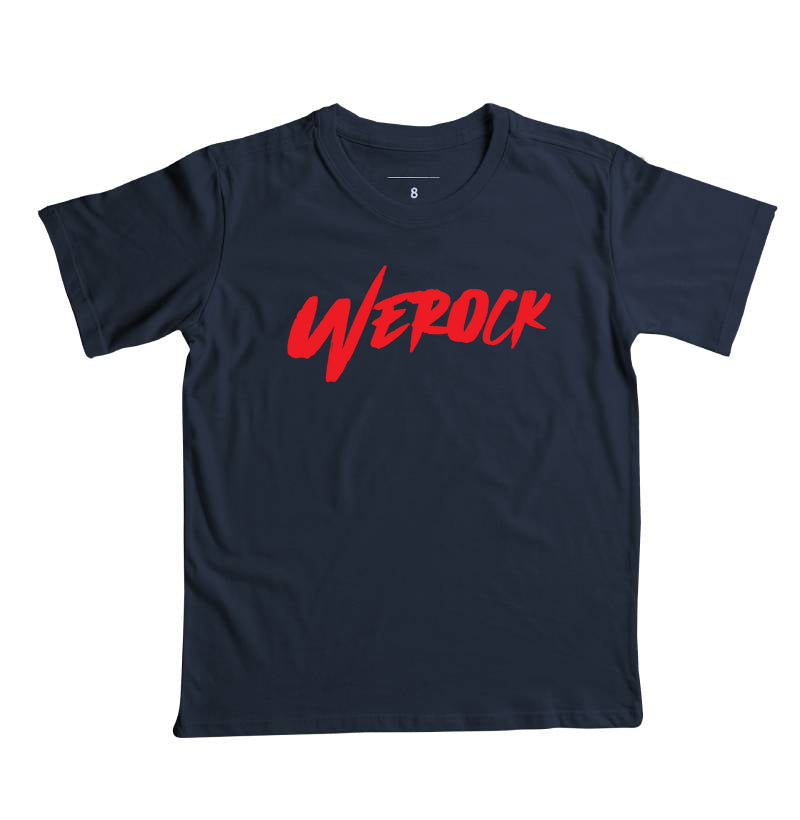 camiseta infantil werock logow