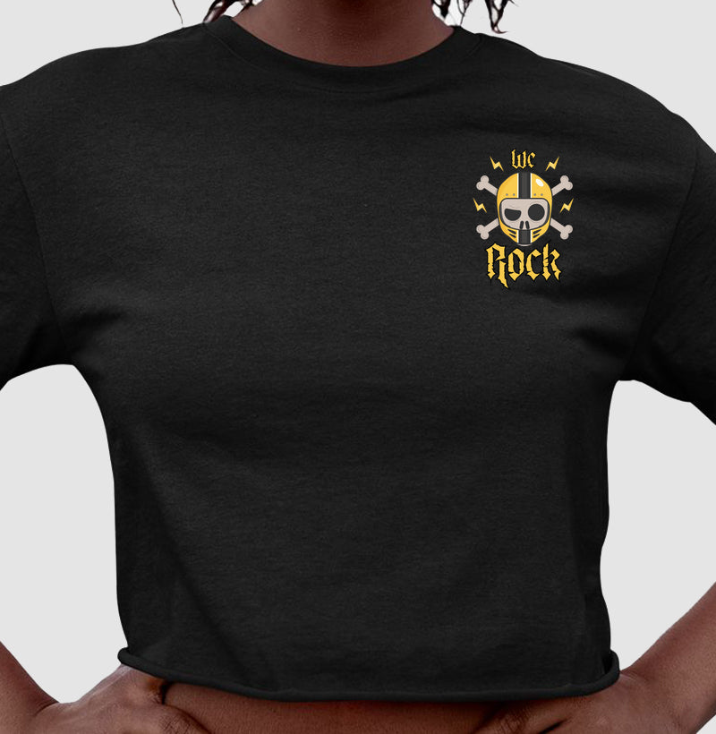 cropped werock motorcycle skull