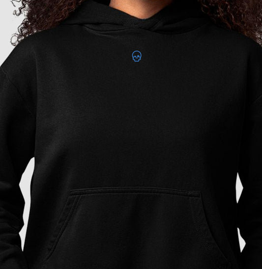 moletom werock skull logo blue
