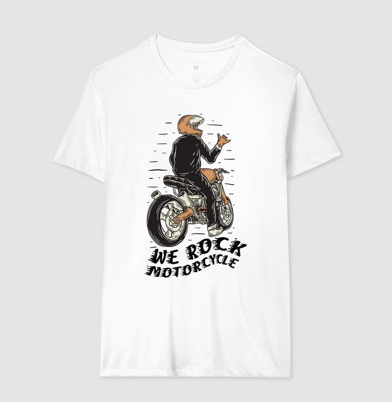 camiseta werock motorcycle hang loose masculina