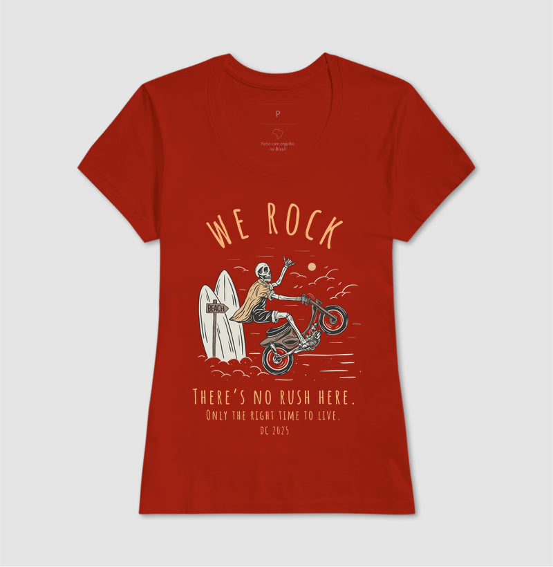 camiseta werock rush feminina