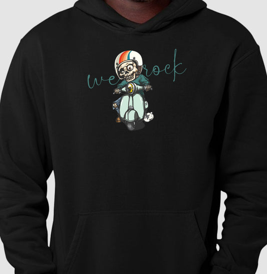 moletom werock vespa skull