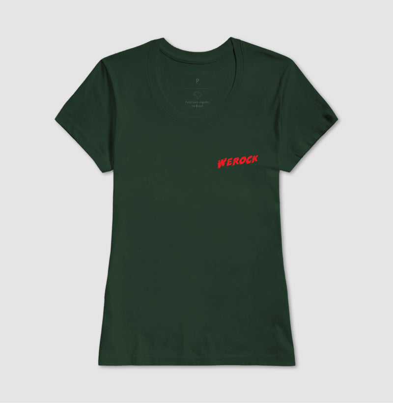 camiseta werock logo move feminina