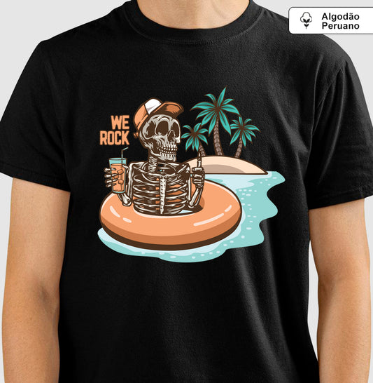 camiseta algodão peruano werock beach masculino