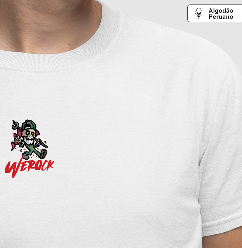 camiseta algodão peruano werock mechanic