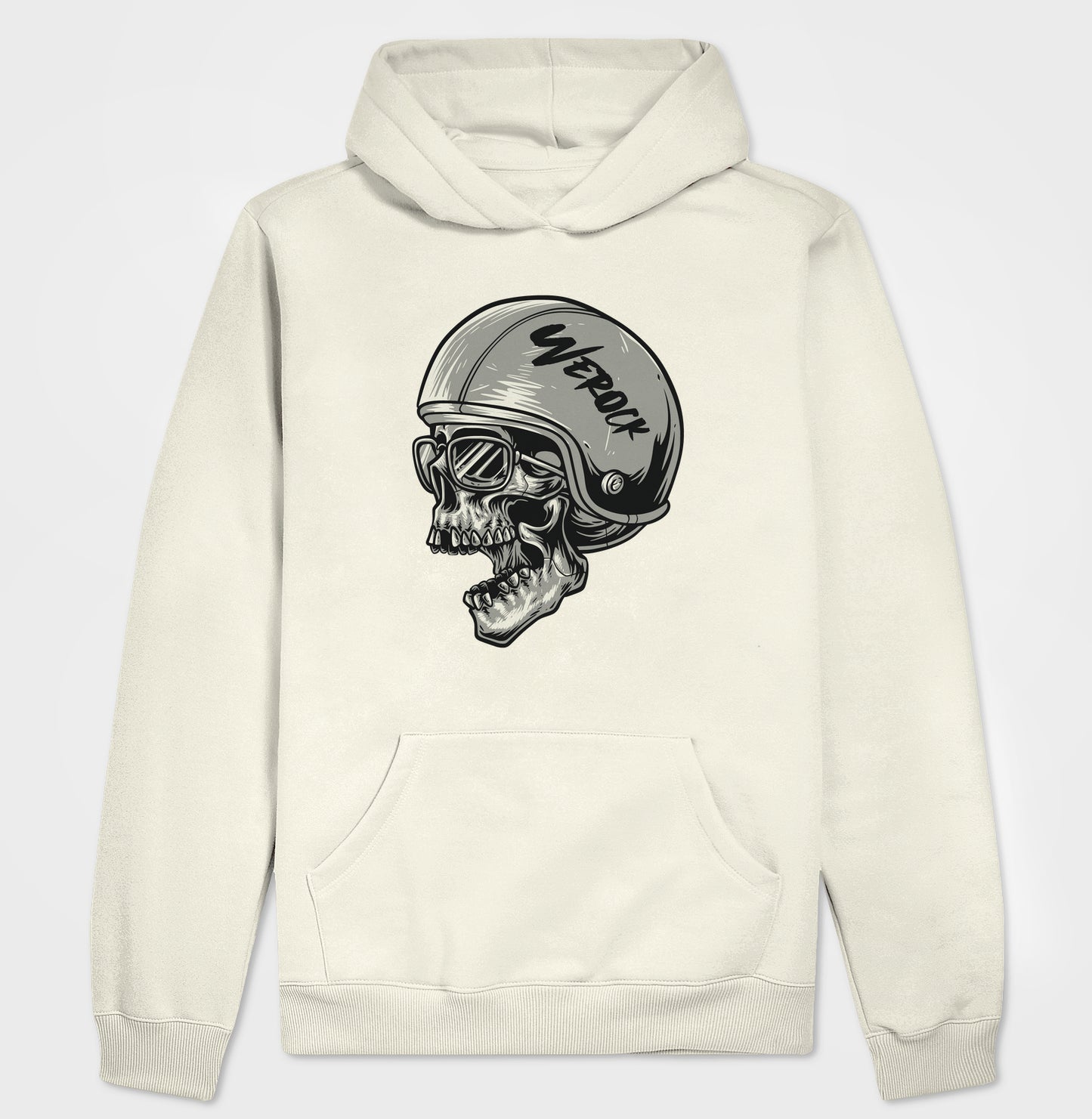 moletom werock motorcycle helmet skull