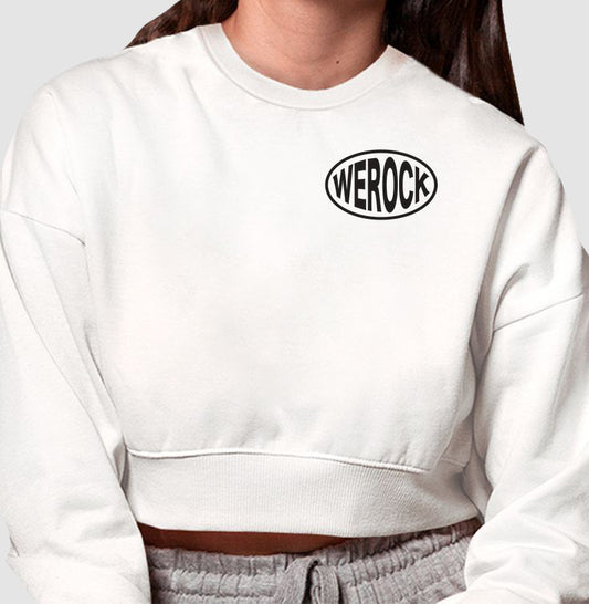 cropped moletom werock oval