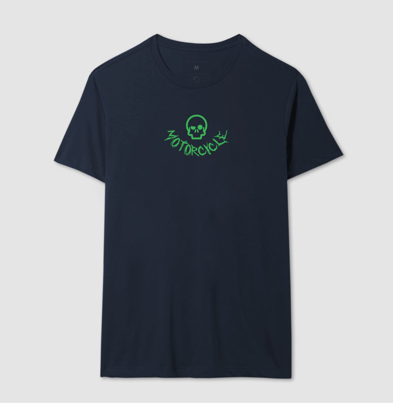 camiseta werock motorcycle logo masculina