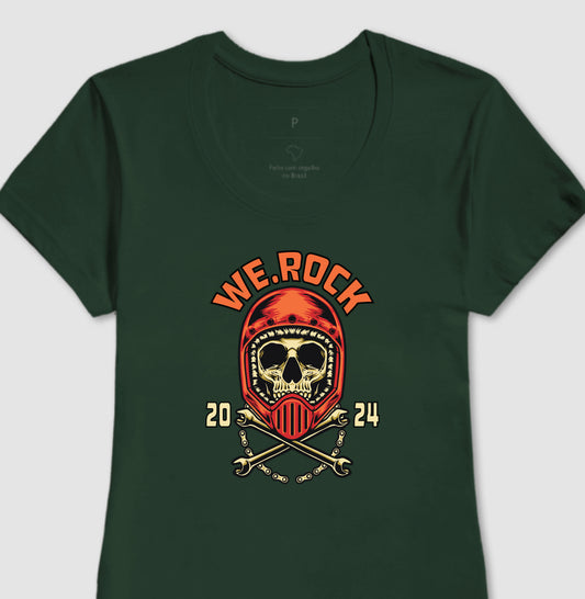 camiseta werock motorcycle tool feminina