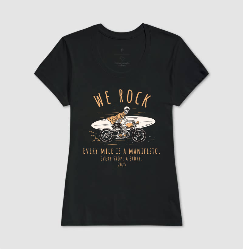 camiseta werock manifesto feminina