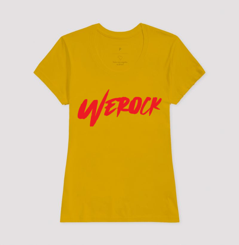 camiseta werock logow feminina