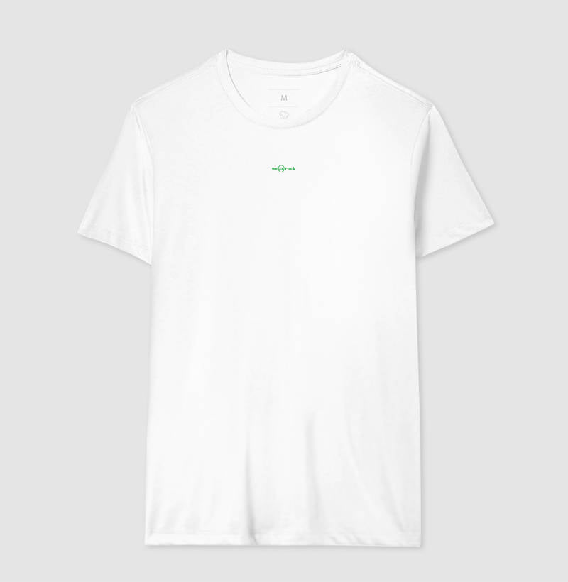 camiseta basic werock logo green masculina