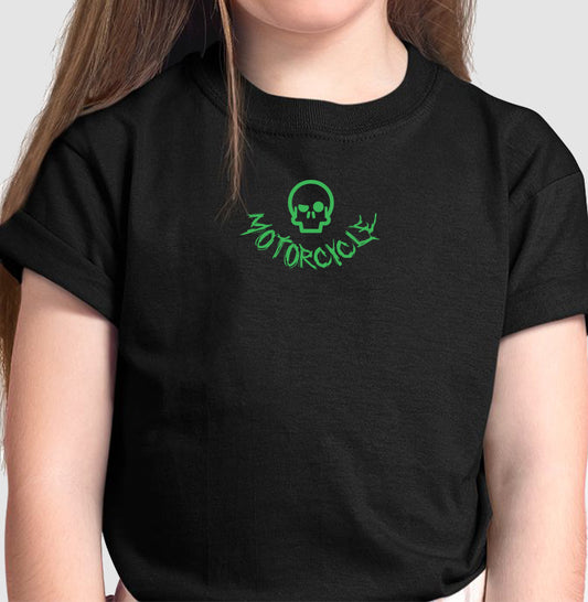 camiseta infantil werock motorcycle logo