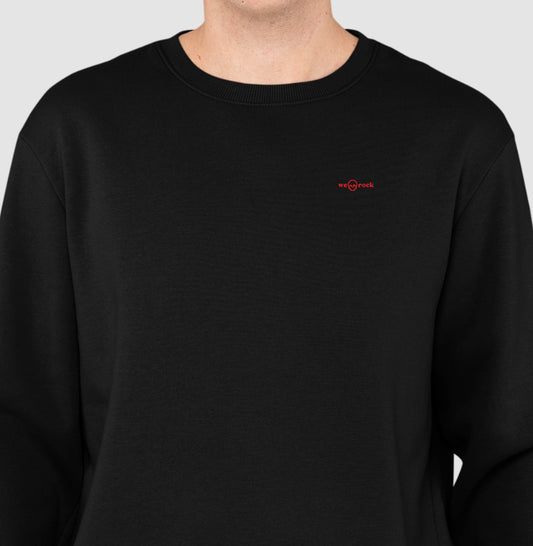 suéter basic werock logo red