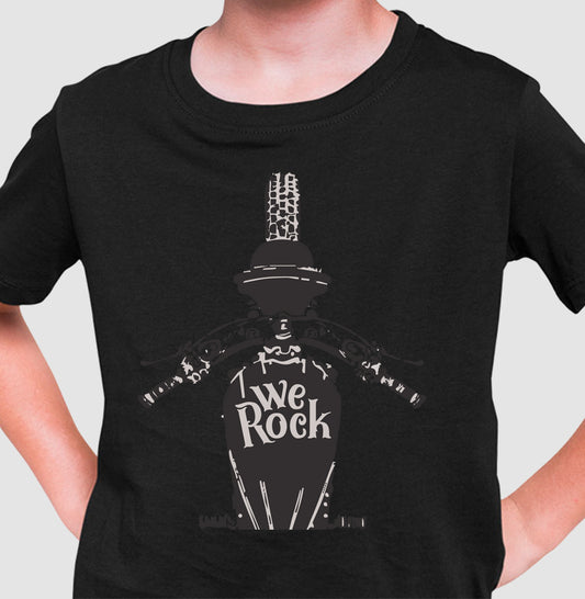 camiseta infantil werock motorcycle driving