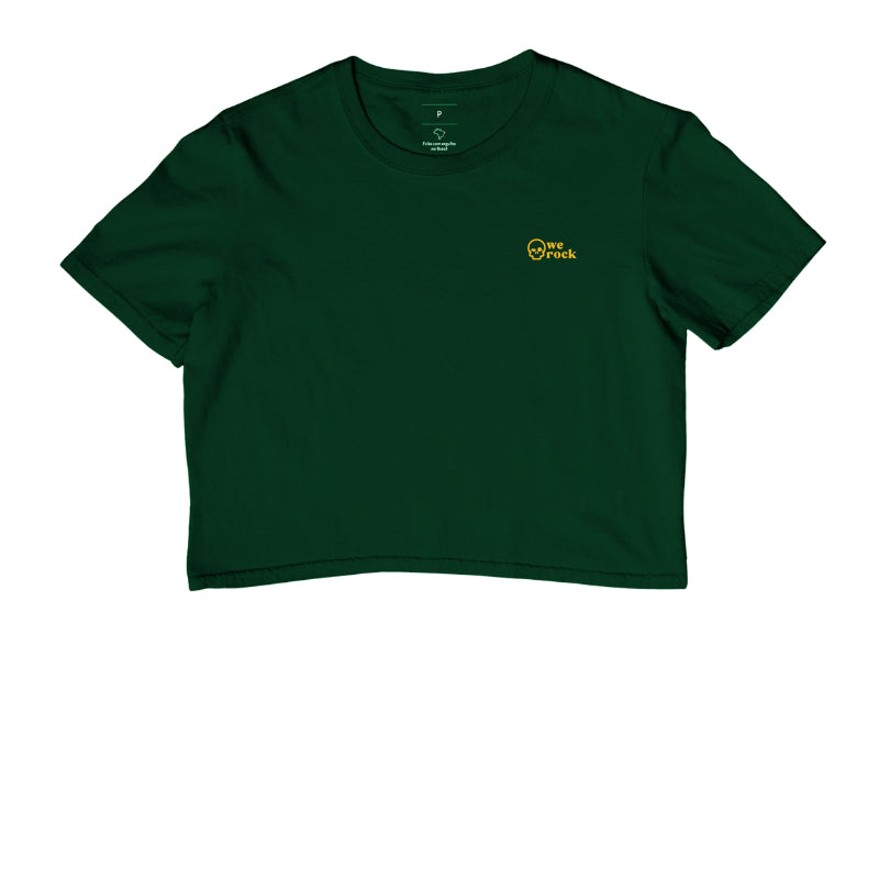 cropped werock skull gold