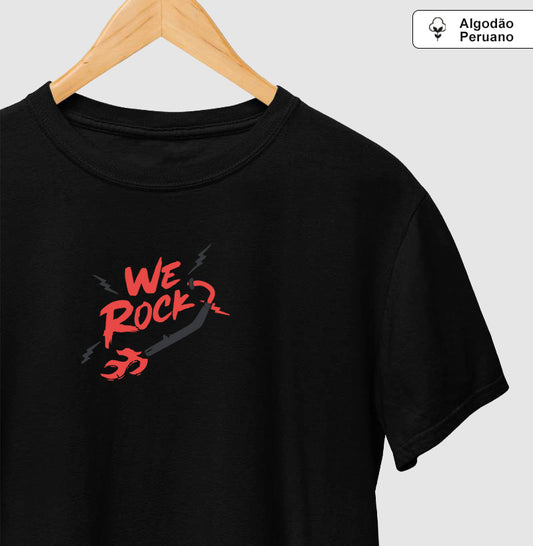 camiseta algodão peruano werock motorcycle exhaust masculina