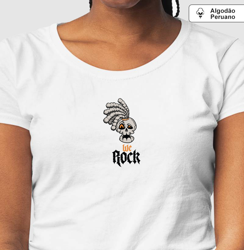 camiseta algodão peruano werock dread feminina