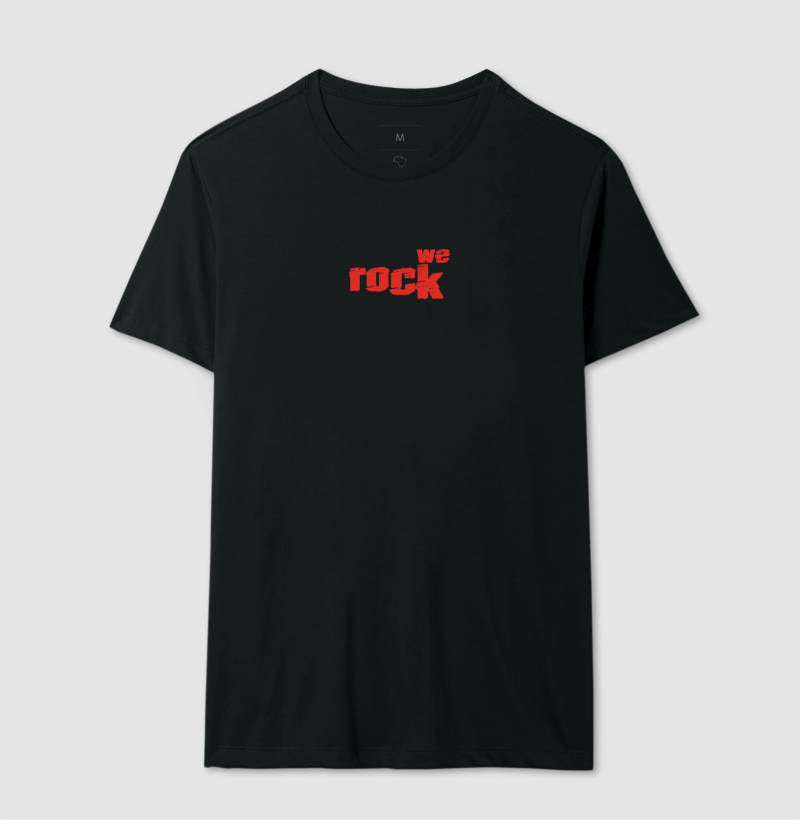 camiseta werock logo rock masculina