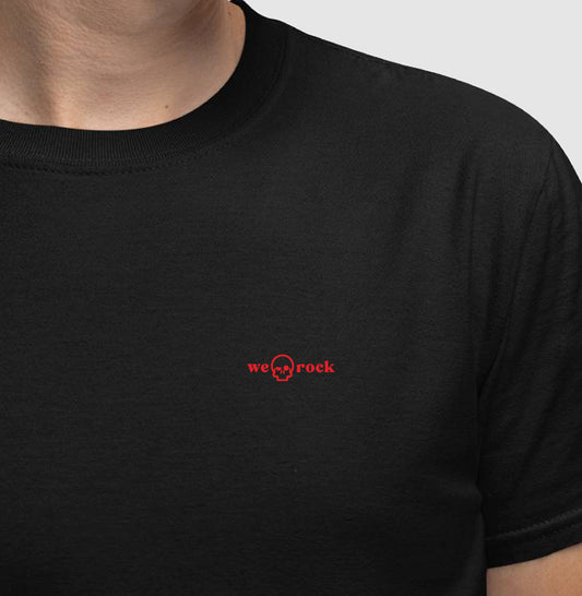 camiseta basic werock logo red masculina