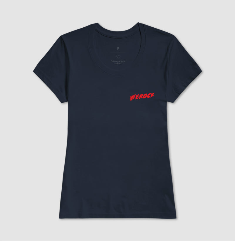 camiseta werock logo move feminina