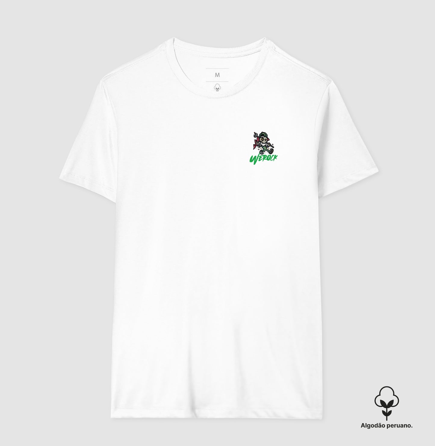camiseta algodão peruano werock mechanic masculina
