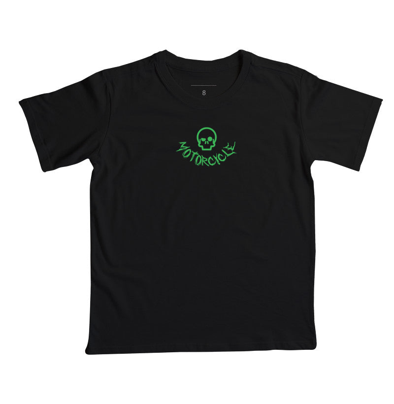 camiseta infantil werock motorcycle logo