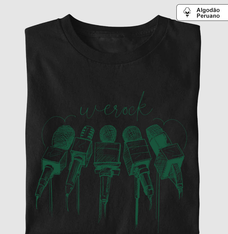 camiseta algodão peruano werock mics