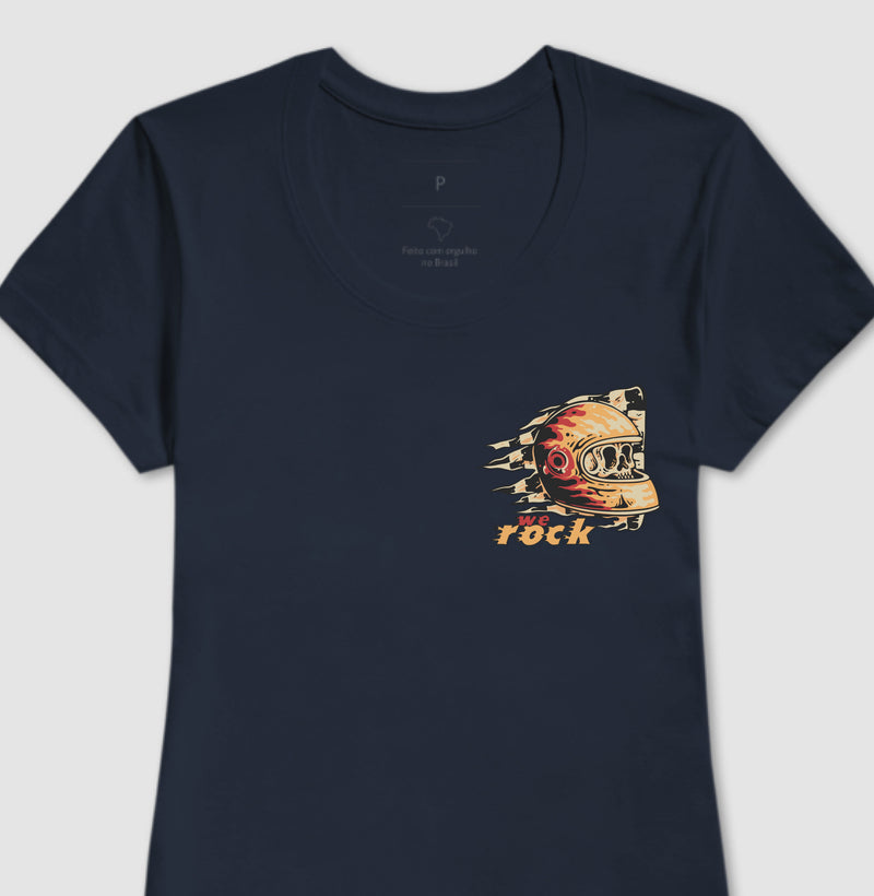 camiseta werock helmet racing feminina