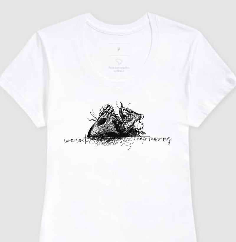 camiseta werock ghost moving feminina