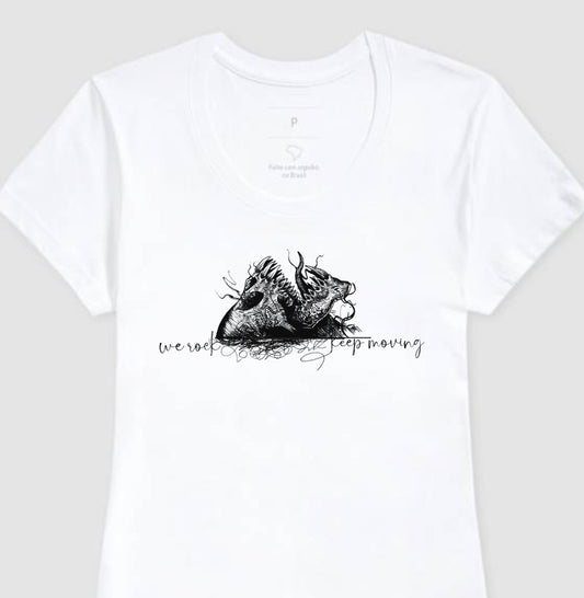 camiseta werock ghost moving feminina