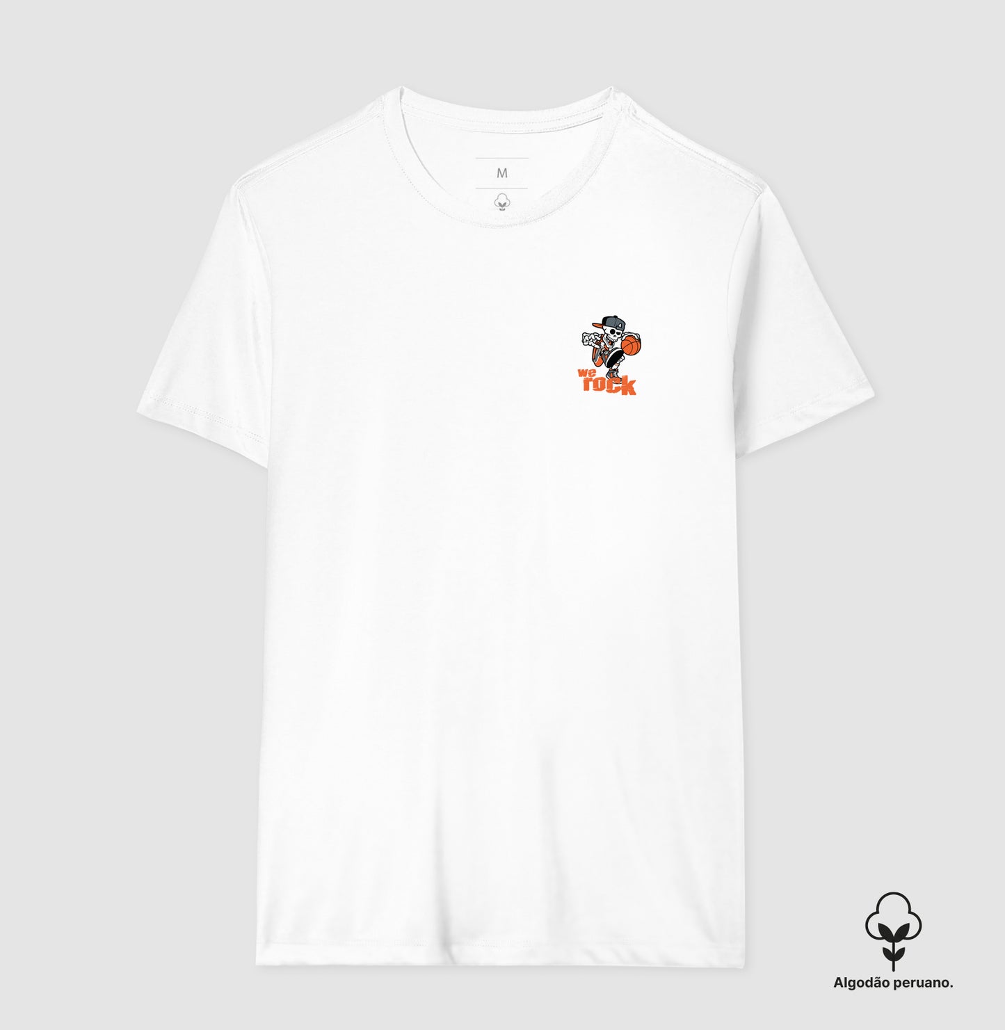 camiseta algodão peruano werock basketball masculina