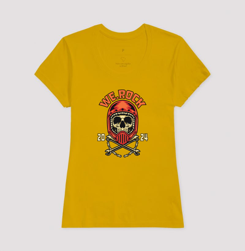 camiseta werock motorcycle tool feminina