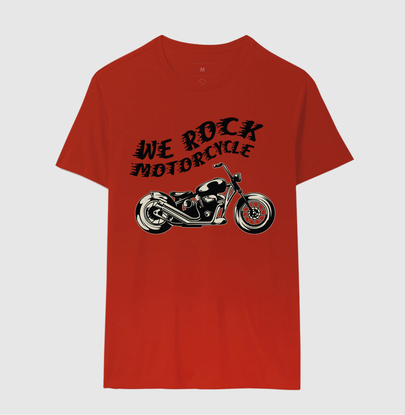 camiseta werock custom motorcycle masculina