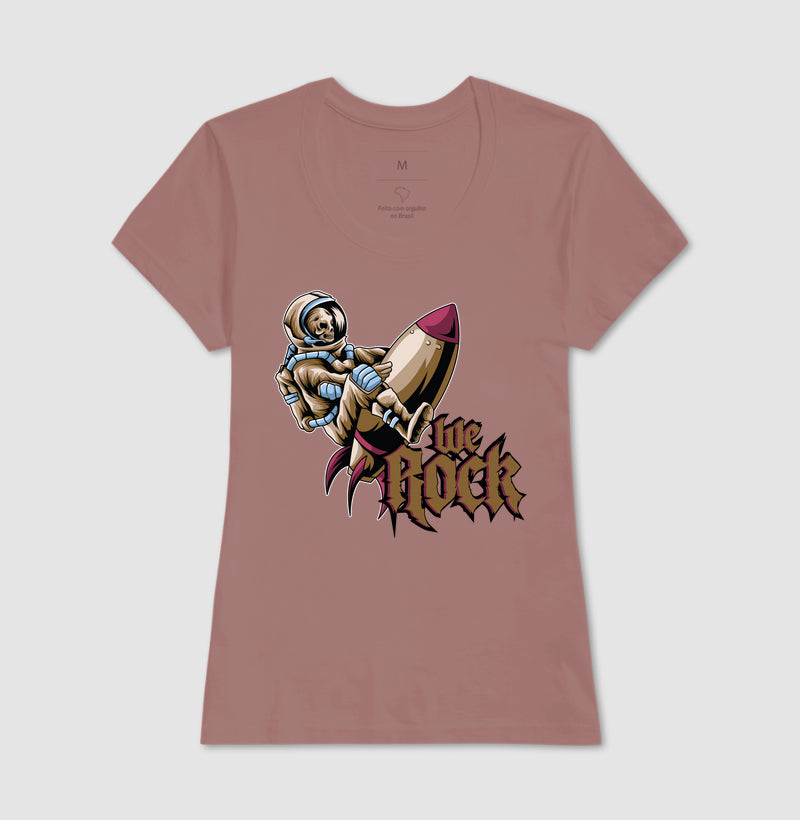 camiseta werock rocket feminina