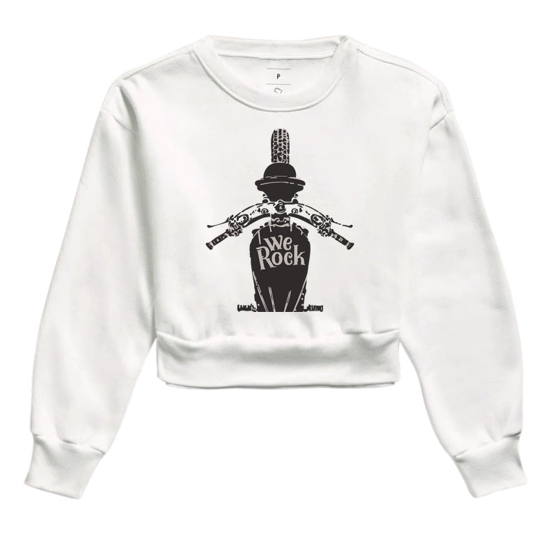 cropped moletom werock motorcycle driving