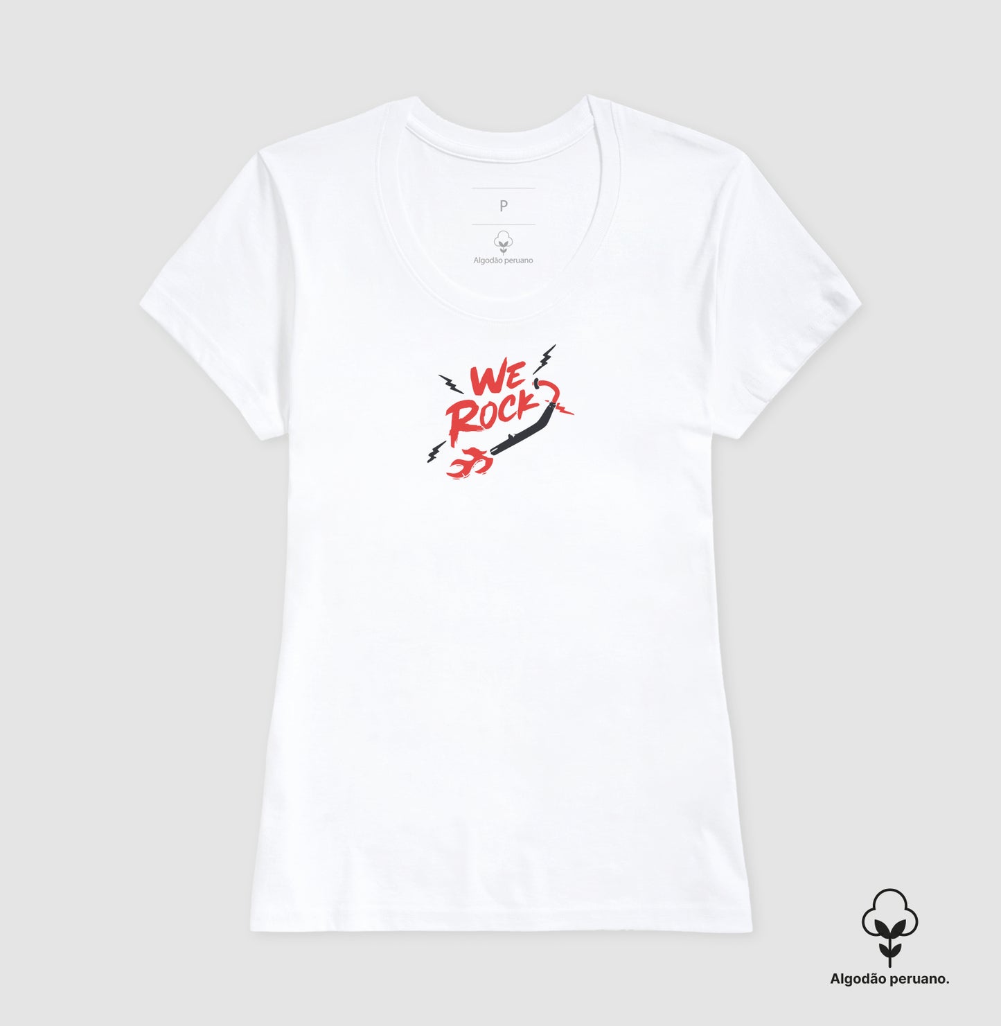 camiseta algodão peruano werock motorcycle exhaust feminina