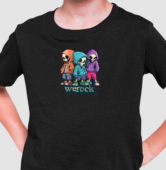 camiseta infantil werock brothers