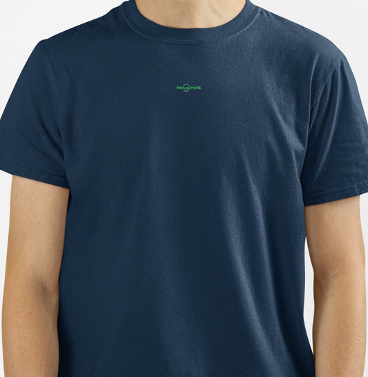 camiseta basic werock logo green masculina