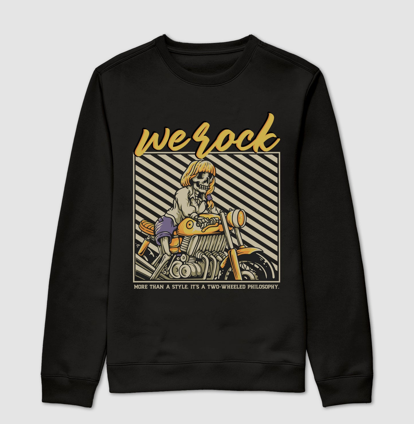 suéter werock girl motorcycle