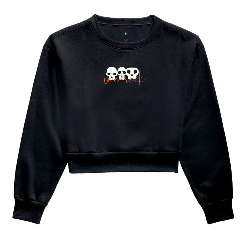 cropped moletom werock Hskulls