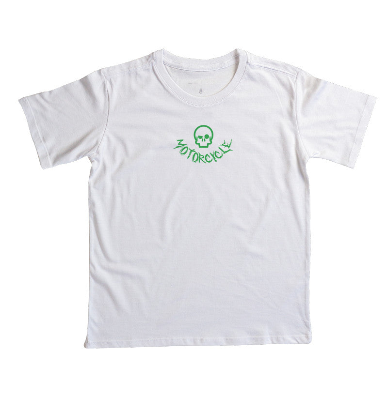camiseta infantil werock motorcycle logo