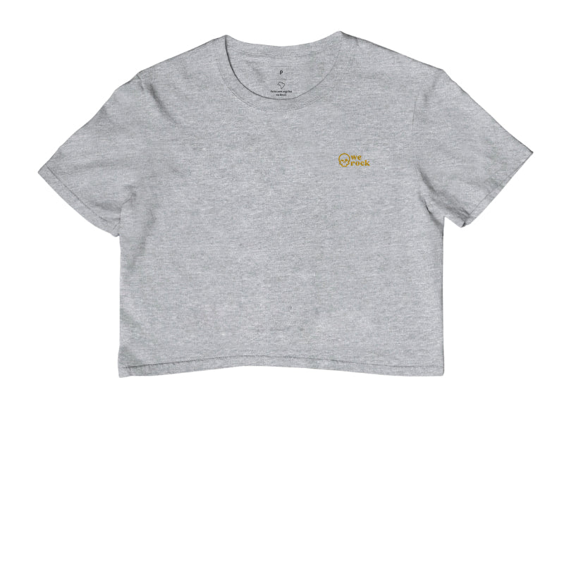 cropped werock skull gold