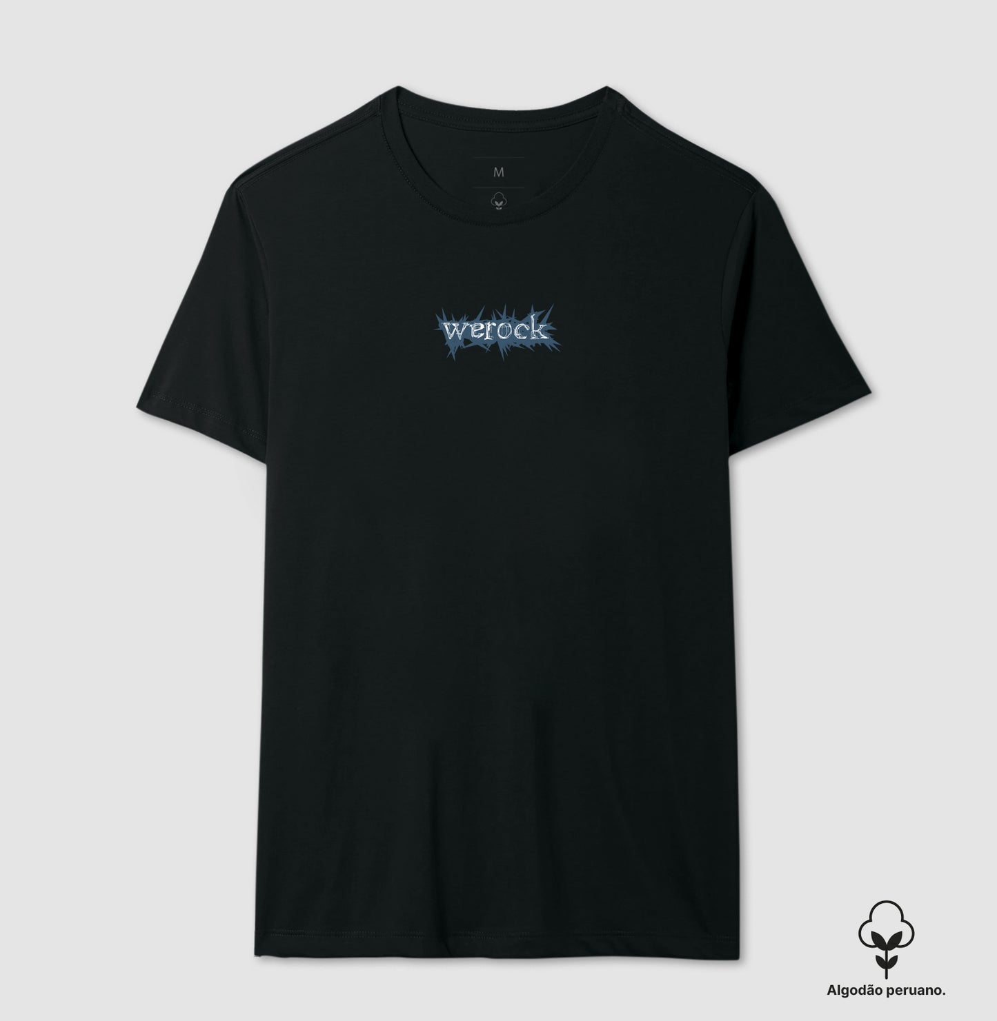 camiseta algodão peruano werock thorn masculina