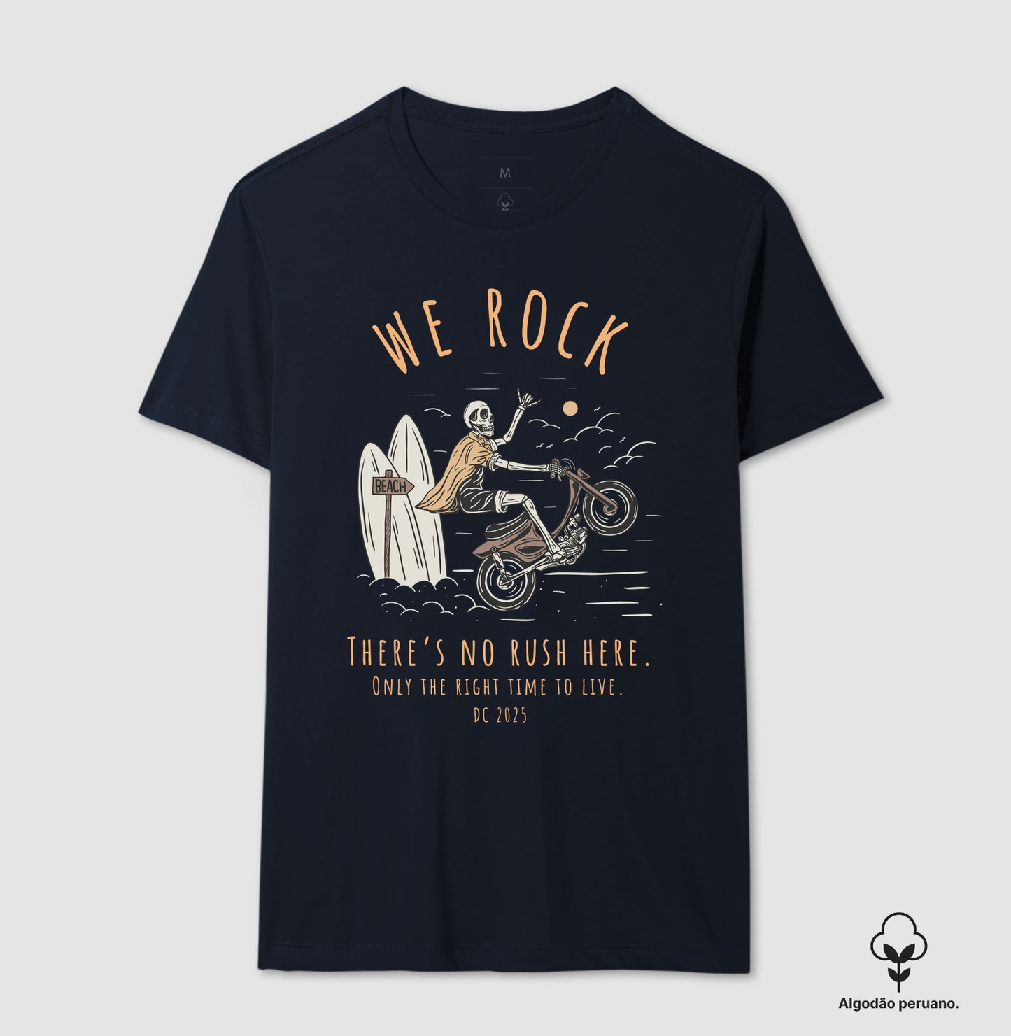 camiseta algodão peruano werock rush feminina